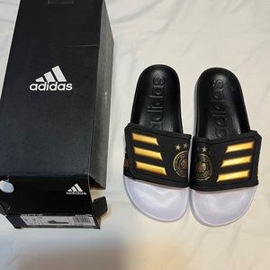 Boys Adidas slides.  New